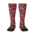 thumbnail image 2 of Picia Women Crew Soft Moisture-wicking Socks Snake Pattern Design Cotton Socks, One Size fit All, 2 of 9