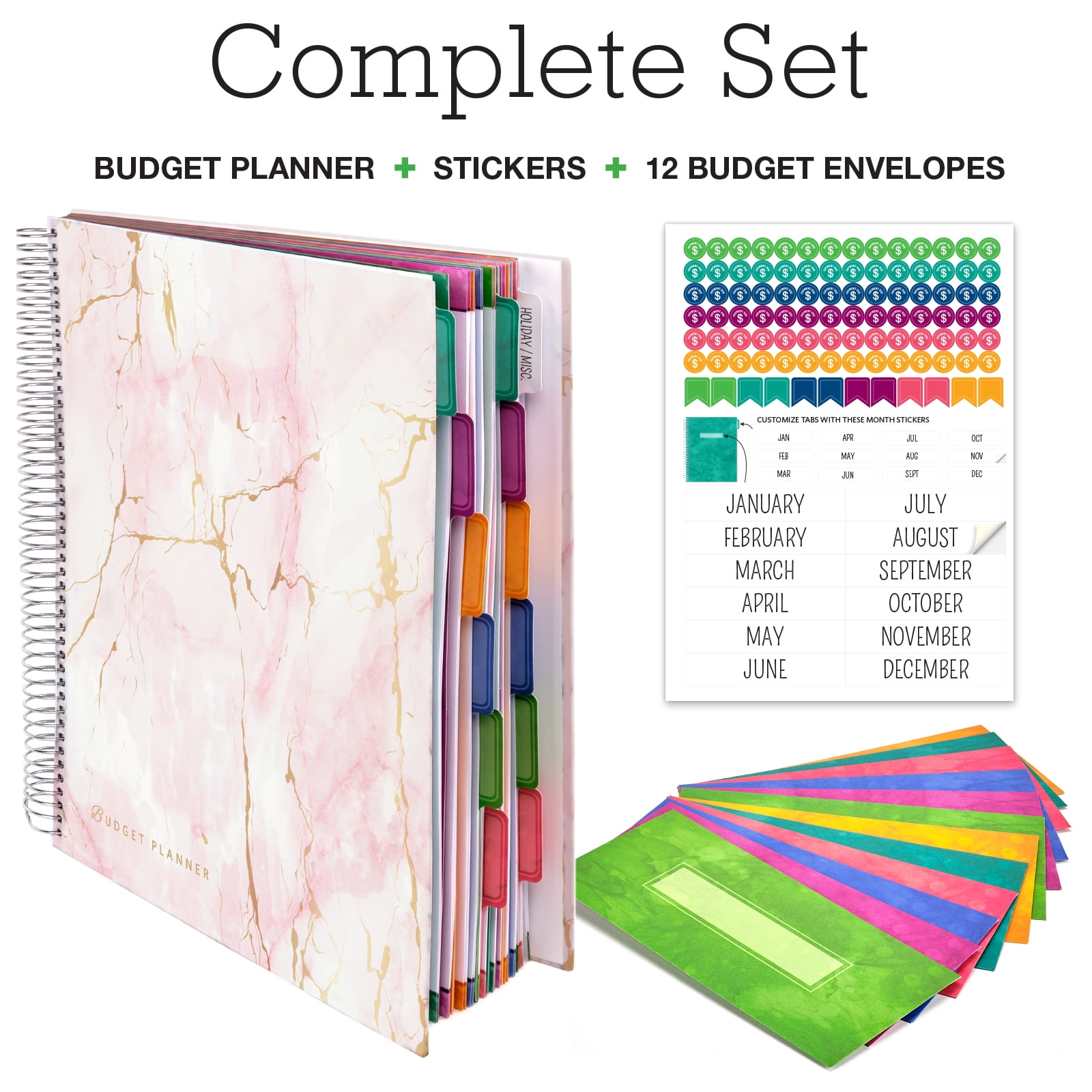 Monthly Budget Planner and Bill Organizer Book - MG Publish