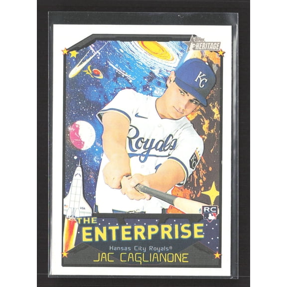 2026 Topps Heritage The Enterprise Jac Caglianone Kansas City Royals #TE-JCA Baseball Card