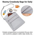 thumbnail image 6 of BOSTANTEN Trendy Crossbody Bags for Women Purses Multiple Pockets Shoulder Handbag Ladies Adjustable Strap, 6 of 7
