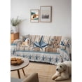 thumbnail image 6 of Texas Star Rustic Couch Cover Sofa Covers 3 Cushion Sectional Couch, Country Blue Berry Brown Wooden Plank Washable Sofa Covers Slipcover Sectional Sofa Cover, Furniture Protector 71"x150", 6 of 9