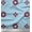 Light Lavender Blue, variant on Soimoi Cotton Duck Fabric Artistic Flower Print Fabric by the Yard 42 Inch Wide