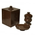 thumbnail image 2 of Rembrandt Home CHMBTH Mini Chocolate Marble Bath Accessory Set, 2 of 2