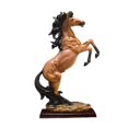 thumbnail image 4 of GROWTH TANK Statue de Cheval Debout Grande Statue de Cheval en Résine Sculpture Décorative Table Animal Marron, 4 of 9