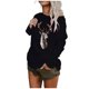 thumbnail image 2 of Pntutb mujeres moda cuello redondo 3D impresión pulóver fácil manga larga camisa tops Pntutb Pntutb-516, 2 of 7