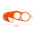 thumbnail image 2 of Cuchillo de vientre de pescado de plástico, Mini cortador de pesca portátil, corte práctico para acampar, 2 of 7