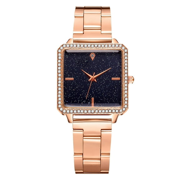 TopLLC Women's Watch Easy Read Wrist Watch Occident Fashion Luxury Party Jewelry Alloy Diamond Galaxy Sky Couple Watch Fashion Watch for Women on Clearance