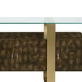thumbnail image 5 of Acme Mabyn Console Cabinet, Brass & Antique Brown Finish, 5 of 8