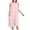 Pink, variant on Women's Button Down Robes Absorbent Quick Dry Sleeveless Bathrobe Casual Spa Bath Shower Cover Up With Pockets