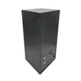 thumbnail image 2 of FixtureDisplays® Black Wood (MDF) Riser Six Sided 14.8 X 14.8 X 31.5", Bottom side has slot, Back side has door. 10089-RISER, 2 of 8