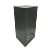 FixtureDisplays® Black Wood (MDF) Floor Standing Charity Box Donatoin Suggestion Ballot Box 14.8 X 14.8 X 31.5" 10089-BLACK