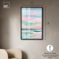 thumbnail image 5 of Blush Ocean II Shadowbox Print Pastel Coastal Art by Art Remedy, Black Frame, 30 x 45, 5 of 7