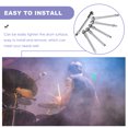 6pcs Drum Set Hardware Drum Screw Tension Rods Percussion Instrument