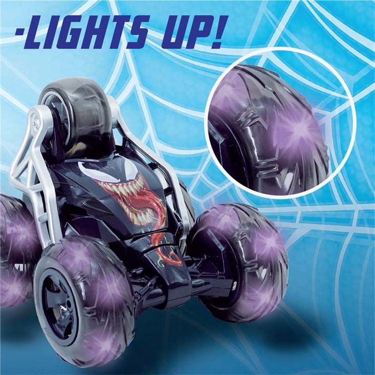 Jada Marvel Venom RC Car 5-Wheel Stunt Car with Standing Drift