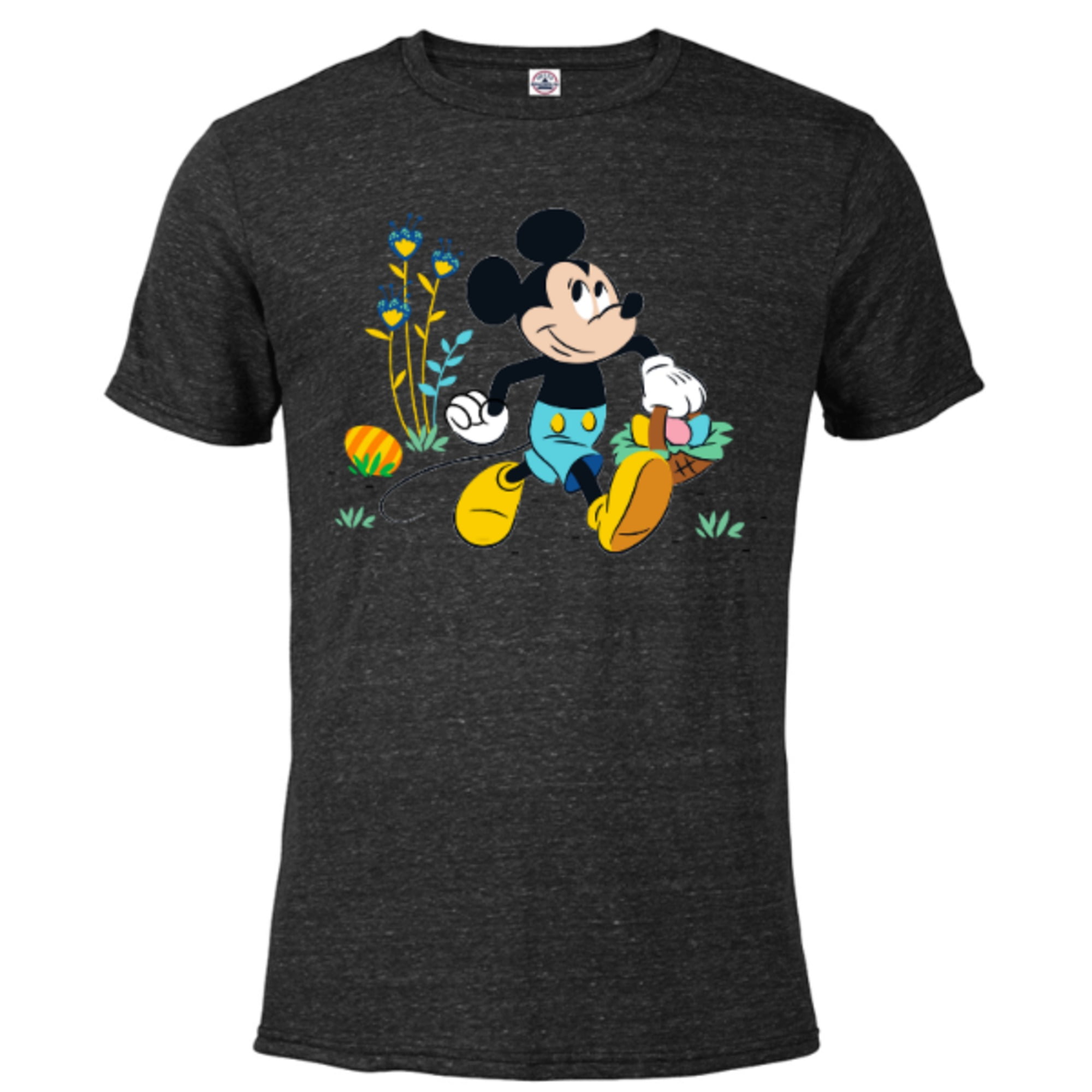 Disney Mickey Mouse Easter Egg Hunt Short Sleeve Blended T Shirt For Adults Customized Black Snow Heather Walmart Com Disney Mickey Mouse Easter Egg Hunt Short Sleeve Blended T Shirt For Adults Customized Black Snow Heather Walmart Com