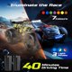 thumbnail image 4 of Coche RC DEERC 1:14 sin escobillas, 43 MPH, 4WD, todoterreno con luz LED, 4 of 8
