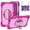 Hot Pink, variant on Xyhop Case for Samsung Galaxy Tab A9 11-inch 2023,Rotating Stand with Hand Shoulder Strap