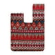 thumbnail image 1 of Bolsa de mano para tejer, bolsa de muñeca, bolsa para guardar hilo, accesorios de costura y herramientas. Rojo, 1 of 9