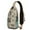 Beige-21, variant on Crossbody Sling Backpack for Women Men Maritime Mood Sailor Anchor Decor Shoulder Sling Crossbody Casual Chest Bag for Travel Sports Running Hiking