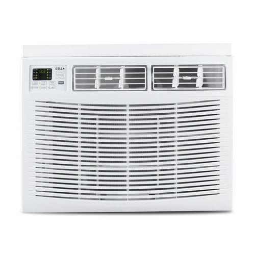 DELLA Air Conditioner 18000 BTU AC Window Mounted Remote Control White