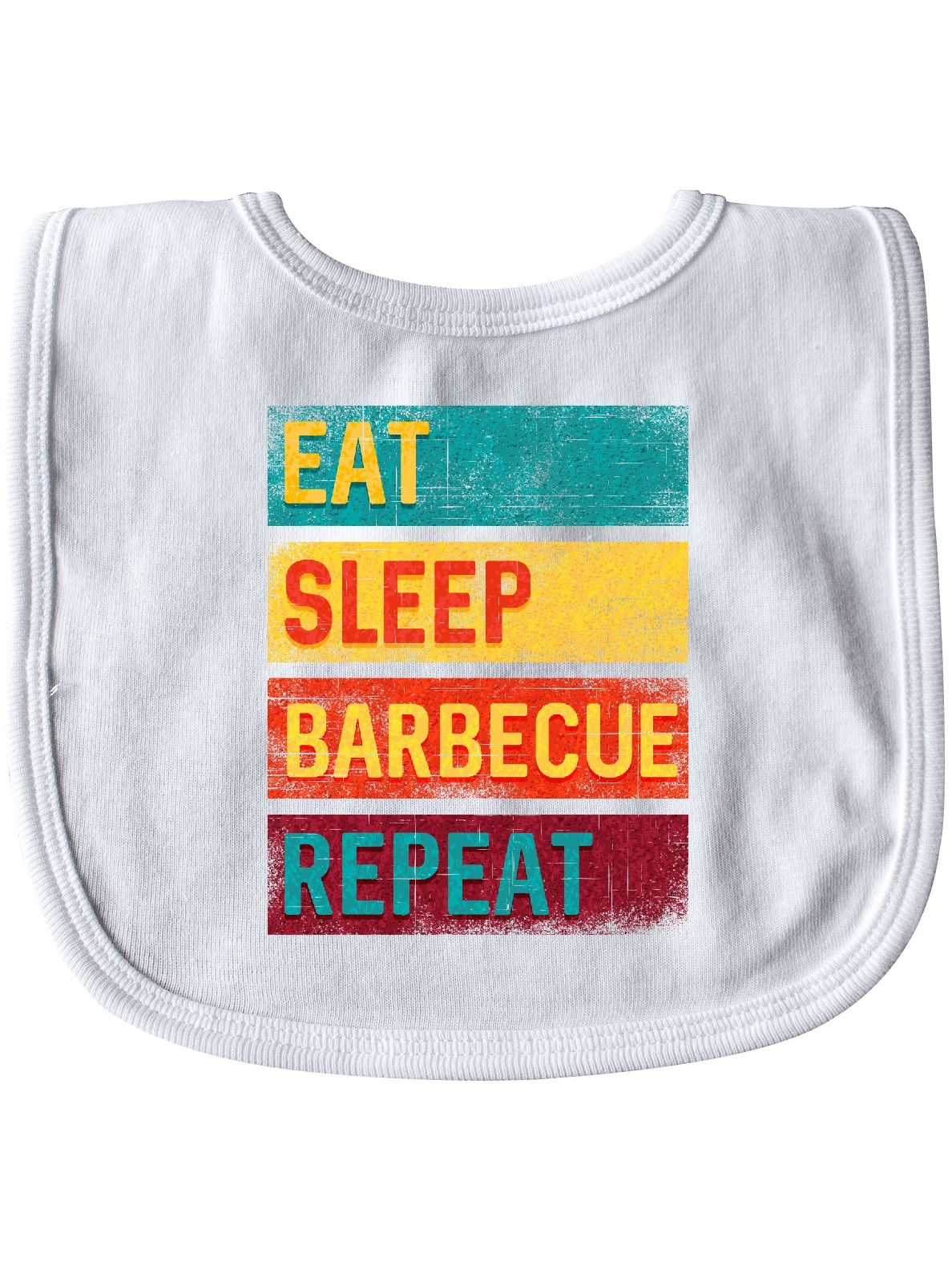 BBQ Grilling Eat Sleep Barbecue Repeat Baby Bib