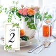 thumbnail image 4 of 12pcs Acrylic Card Display Stand Table Number Stands Clear Acrylic Sign Holders, 4 of 8