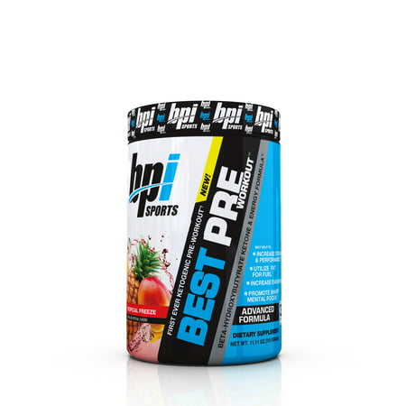 BPI Sports Best Pre Workout Pre Workout Tropical Freeze, 30 (Best Workout For Rapid Weight Loss)