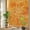 Yellow Orange Khaki, variant on Botanical Orange Privacy Window Film, Decorative Stained Glass Window Film, Tropical Palm Leaf Modernism Resuable Rainbow Static Cling for Home Bathroom Living Room Glass Door 17.7"x39.3"