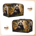 thumbnail image 3 of Fotbe Forest Panda for Two Slice Toaster Cover, Fingerprint Protector, Super Soft Appliance Cover And Dust Cover,Bread Dust Cover & Fingerprint Protection, 3 of 7