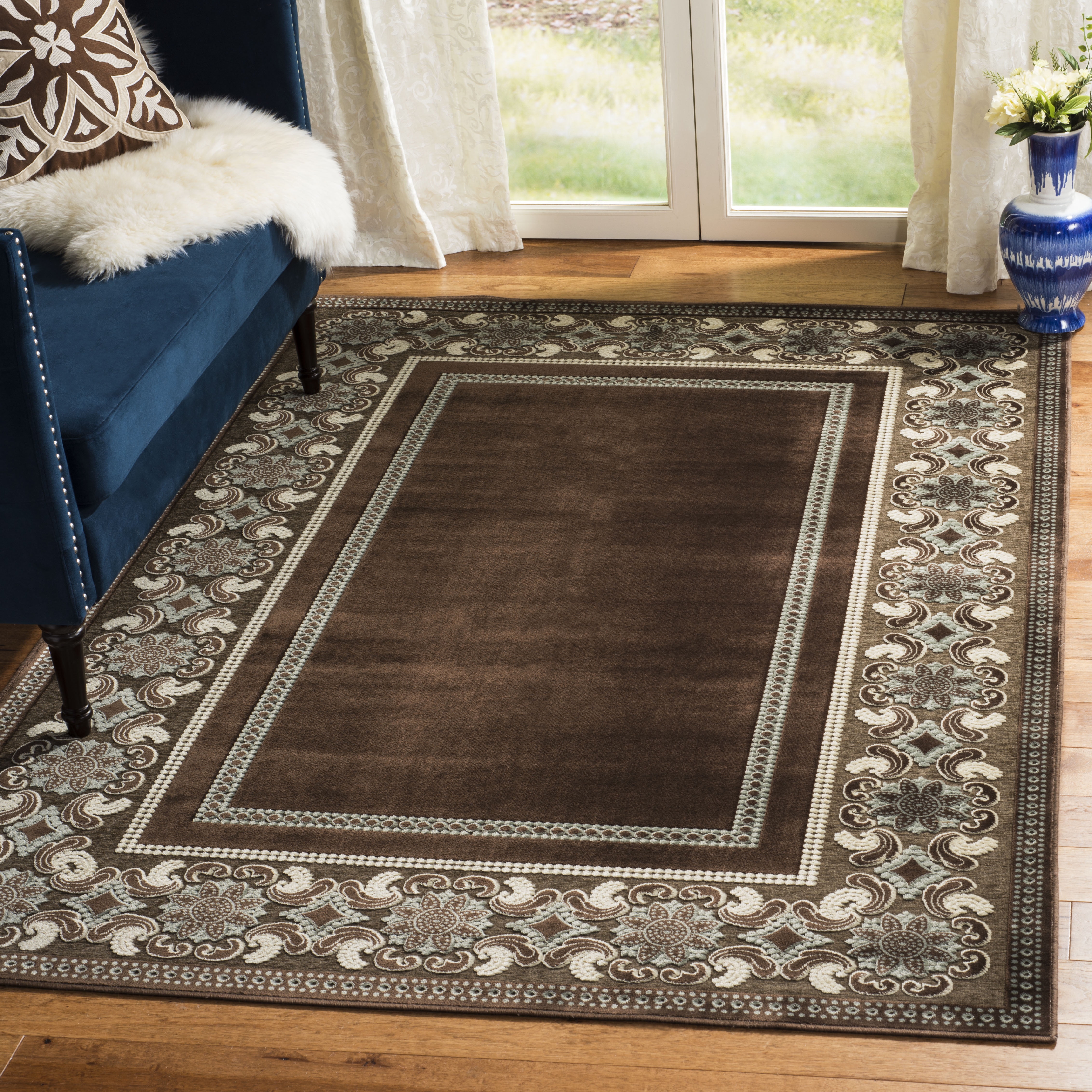 Safavieh Martha Taj Mahal Fl Bordered Area Rug Safavieh Martha Taj Mahal
