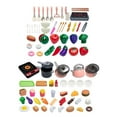 thumbnail image 3 of Juguetes de cocina Accesorios Utensilios de cocina Juguete Juego de simulación Juguete Regalo de aprendizaje Comida 86 piezas, 3 of 9