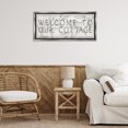 thumbnail image 3 of Stupell Industries French Country Rustic Cottage Welcome Gray Floating Frame Canvas Art, 31 x 14, by Lil' Rue, 3 of 7