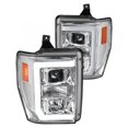 thumbnail image 1 of Projecteurs LED DRL Chrome pour Ford F-250 2008-2010, 1 of 1