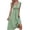 *Green, variant on ClodeEU Women's V Neck Lace Cutout Short Sleeve Dress ,Patchwork Midi Dress for Spring Summer Green,Womens Plus M