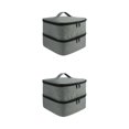thumbnail image 2 of mmirethe Nail Polish Safe And Hygienic With Convenient Carrying Case Bag Durable Polyester Easy gray 2Set, 2 of 6