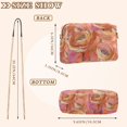 thumbnail image 4 of FORMRS Women Crossbody Purse with Chain Strap Vegan Leather Shoulder Handbag, Abstract Pink Flowers, 4 of 7