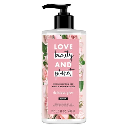 Love Beauty And Planet Murumuru Butter & Rose Body Lotion Delicious Glow 13.5 Fl (Best Body Glow Lotion)