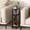 Black, variant on Small Narrow Side Table, 3-Tier Skinny End Table with Storage Shelf, Slim Nightstand Bedside Table for Small Spaces, Living Room, Bderoom, Black