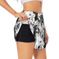 thumbnail image 1 of Balery Labrador Retriever Dog Pantalones cortos deportivos para mujer con forro y dos bolsillos, elásticos, para entrenamiento, gimnasio, yoga-Medium, 1 of 7