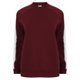 thumbnail image 1 of Skinni Fit - Jersey mangas ranglán Contraste Unisex (Burdeos/Blanco), 1 of 3