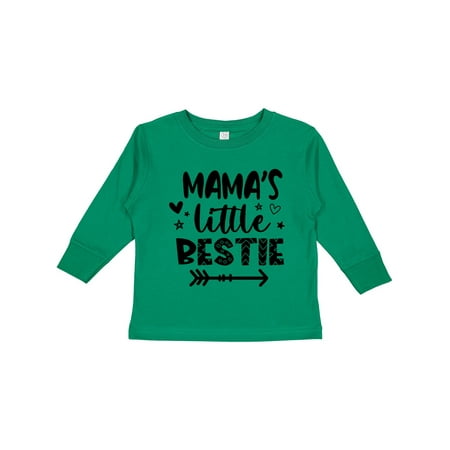 

Inktastic Mama s Little Bestie with Arrow and Hearts Gift Toddler Boy or Toddler Girl Long Sleeve T-Shirt