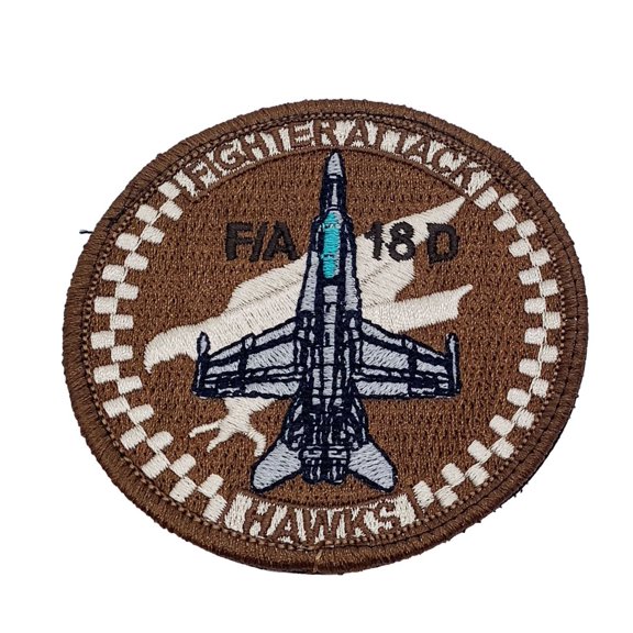 VMFA(AW)-533 Hawks Shoulder Patch Desert Tan