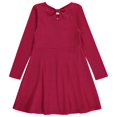 thumbnail image 2 of BTween Girls Long Sleeve Dresses, 3 Pack Soft Cotton Casual Dresses for Kids Ceris, Size 10/12, 2 of 6