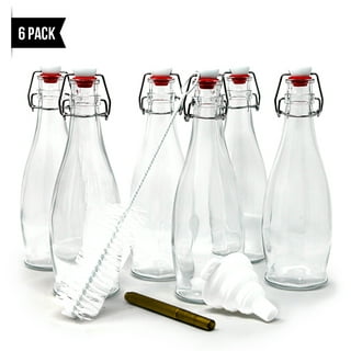 12ct Mini Glass Favor Bottle with Swing Top