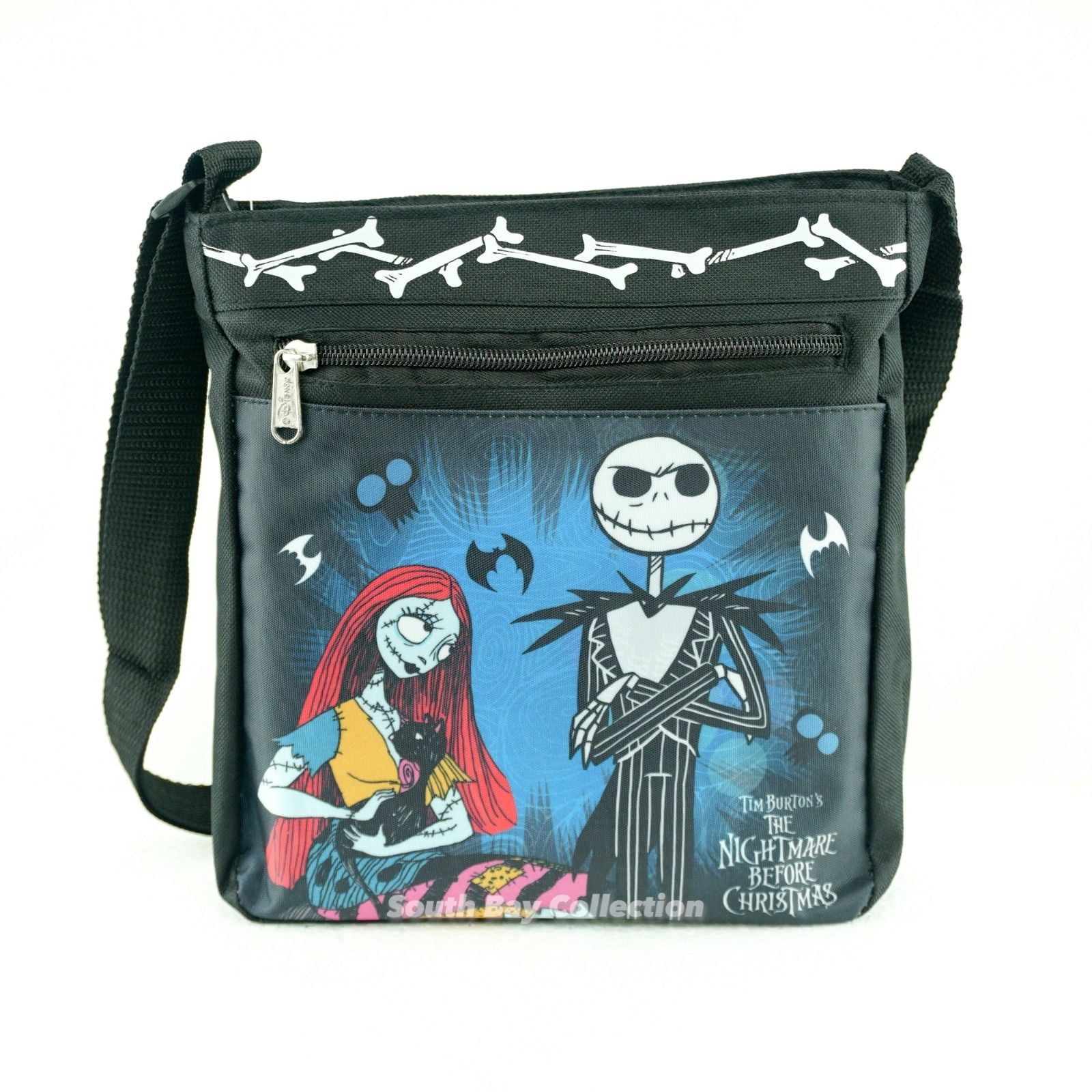 Disney NIGHTMARE BEFORE CHRISTMAS Messenger Bag Jack Skellington Cross