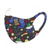 ICQOVD 1Pc Childrens Adjustable Windproof Reusable Print Face Mask