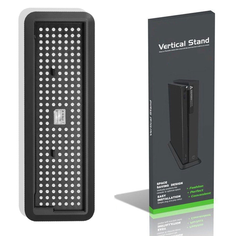 Vertical Stand Mount Holder Base Cooling Vents for Microsoft Xbox One X