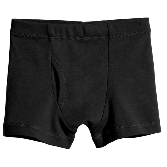 Boys Organic Cotton Boxer Brief | Black