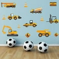 thumbnail image 3 of Creative Construction Vehicle Wall Decal Model - Free Combination Art Sticker for Home, Bedroom, and Living Room Decor, 3 of 7