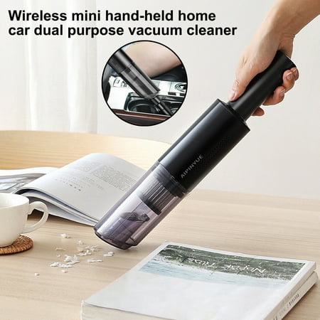

Farfi Vacuum Cleaner Mini High Power ABS Cordless/Wired Dirt Dust Cleaner for Automobile